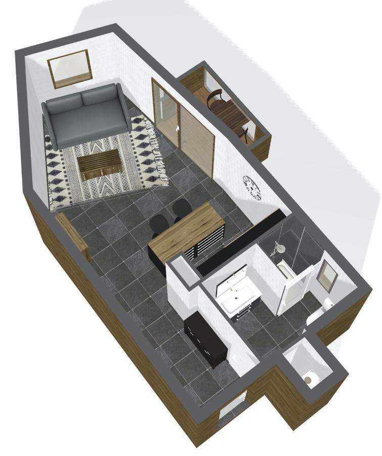 Studio Primeveres - Centre Village - Aravistour แซ็ง ฌอง เด ซิกท์ ภายนอก รูปภาพ
